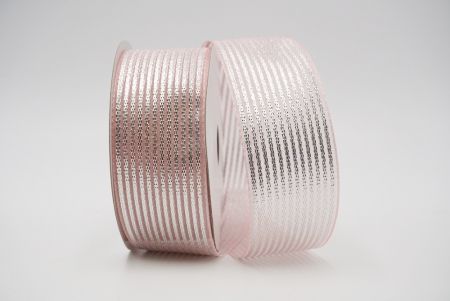 Sheer ribbon with Glitter stripes